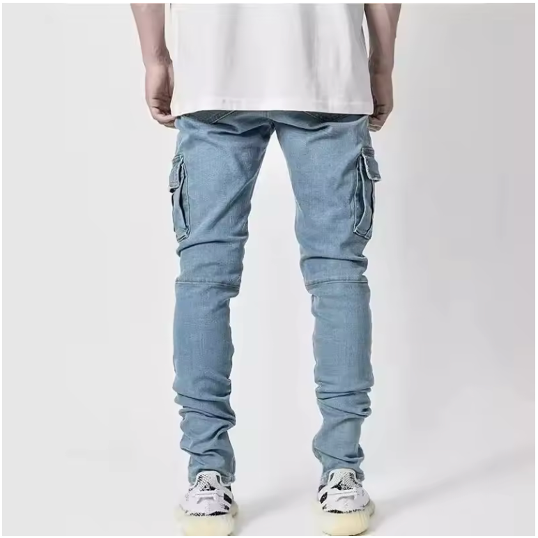 Multi Pockets Cargo Pants Casual Slim