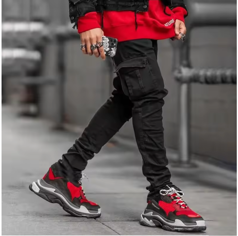 Multi Pockets Cargo Pants Casual Slim