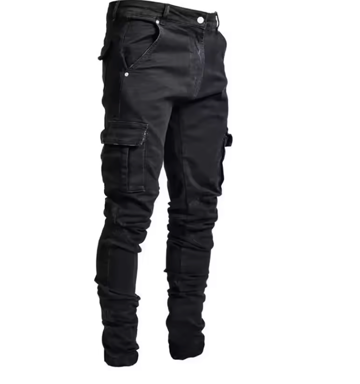 Multi Pockets Cargo Pants Casual Slim